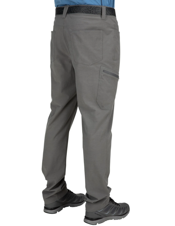 Simms Challenger Pants Model Back Side Simms Challenger Pants Model Back Side